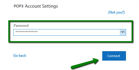 enter email password